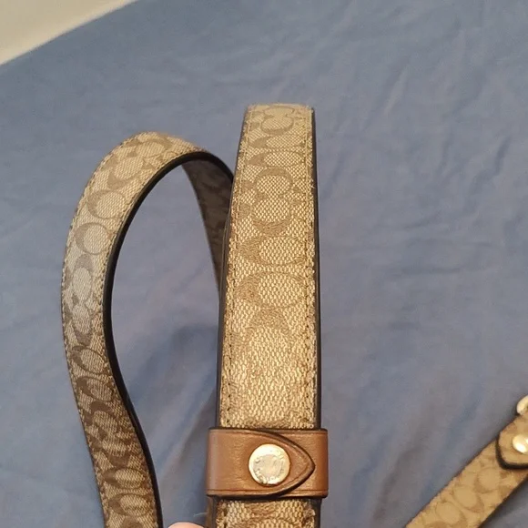 Coach Brown Patterned Large Dog Leash - Picture 3 of 3